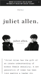 Mobile Screenshot of juliet-allen.com